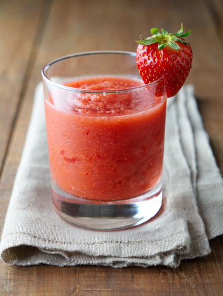 Blended Strawberry Margarita - Mexican Cocktail
