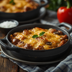 Cheesy Mushroom Casserole