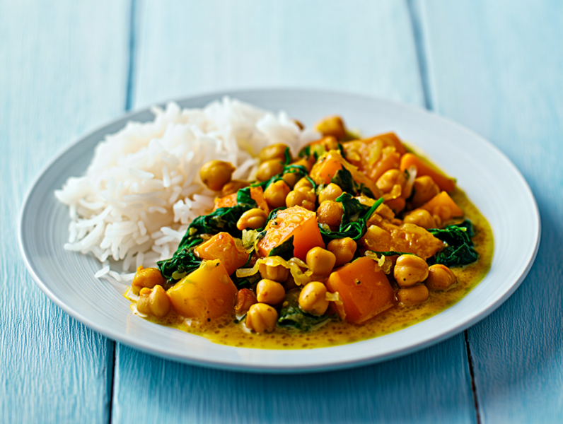 Easy Butternut Squash Curry - Indian Main Course