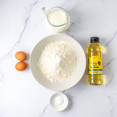 Ingredients for Easy Pancakes