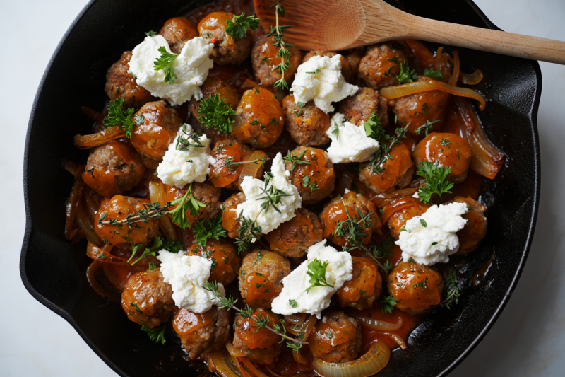 Meatballs with Fennel and Ricotta - Italian Main course