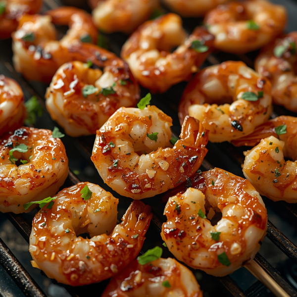 Mediterranean Garlic Shrimp Skewers - Mediterranean Main Course