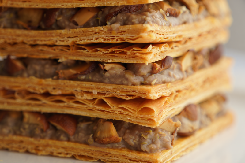 Mushroom Millefeuille - French Appetizer