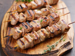 Pork Souvlaki with Oregano
