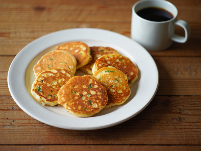 Savory Pancakes - Turkish Breakfast