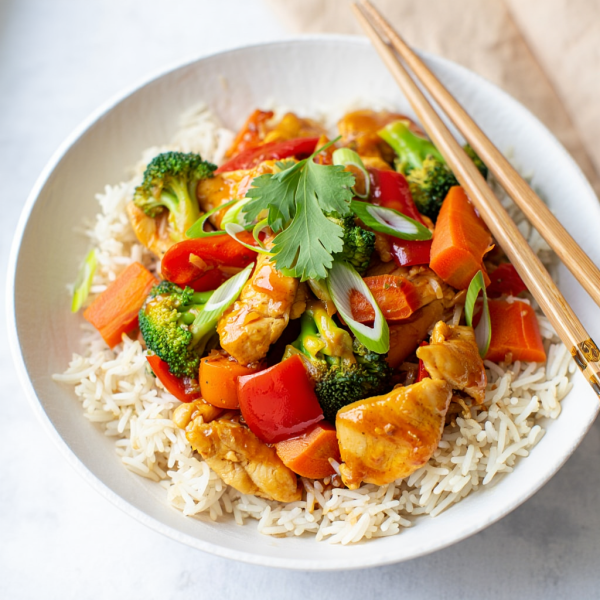 Sweet Chili Chicken Stir Fry - Chinese Main Course