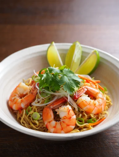 Thai prawn noodles - Thai Main Course