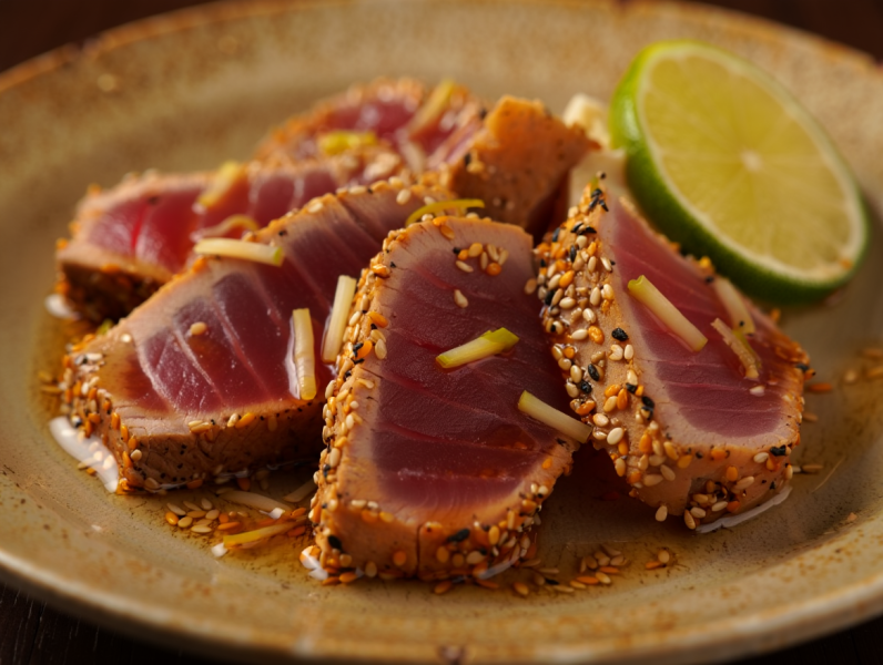 Tuna Tataki - Japanese Main Dish