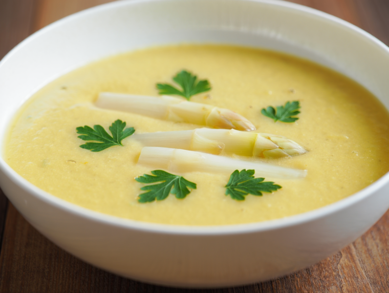 White Asparagus Soup (Spargel) - German Soup